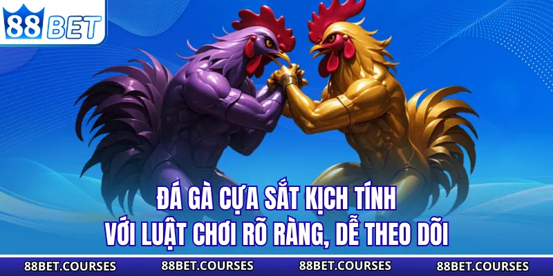 Đá Gà Cựa Sắt Kịch Tính Với Luật Chơi Rõ Ràng, Dễ Theo Dõi