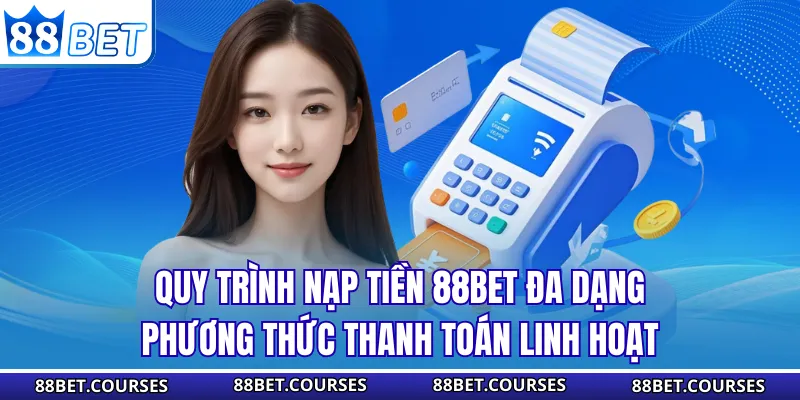 Quy trình nạp tiền 88BET đa dạng phương thức thanh toán linh hoạt